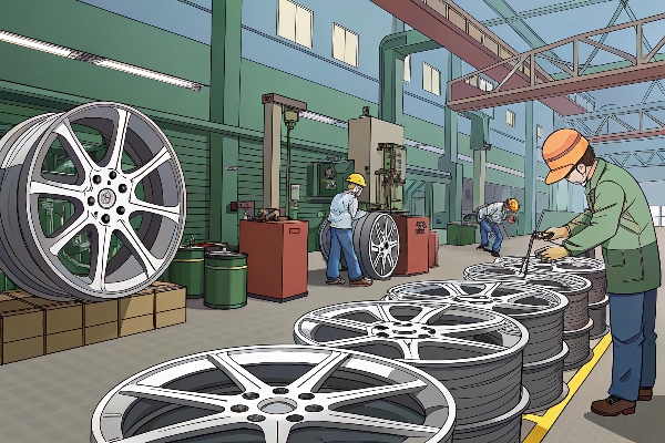 alloy wheel manufacturing process