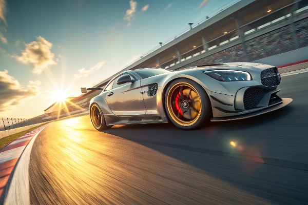 Car with mag wheels