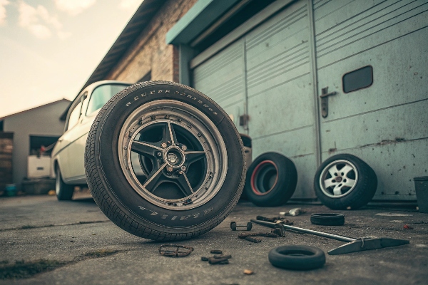 Vintage magnesium wheel