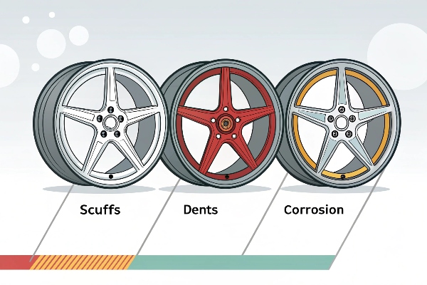 Repairable rim damage