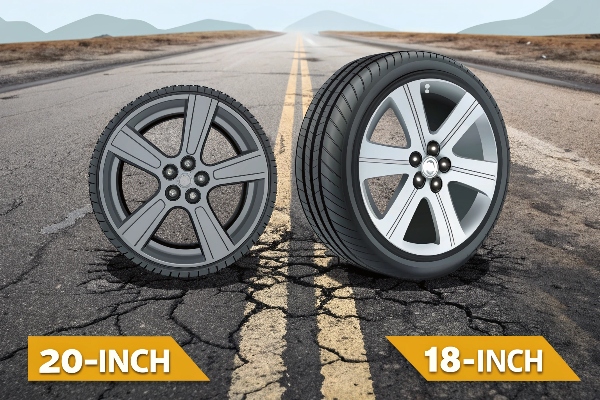 Comfort of 20-inch wheels