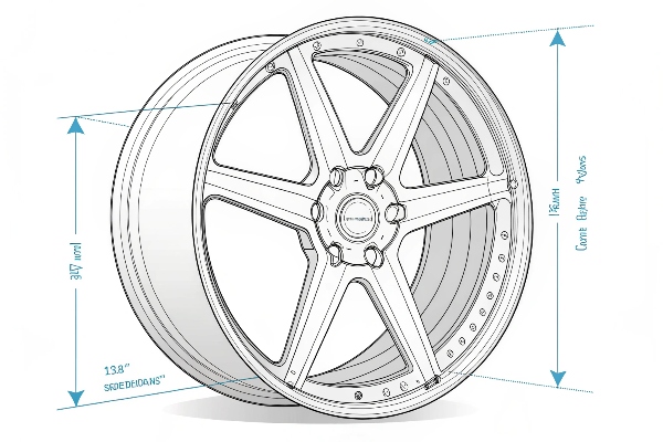 Wheel offset diagram