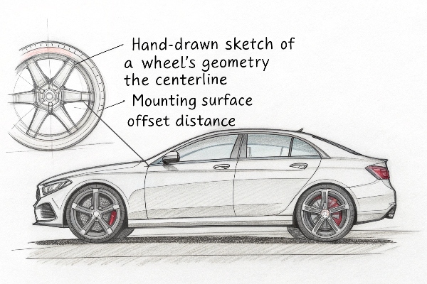 Offset geometry diagram
