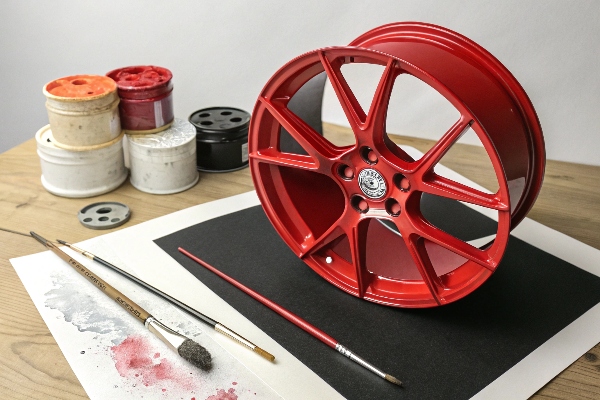 Refinished car rim