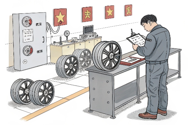alt with wheel testing process
