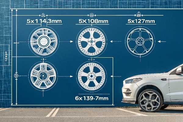Ford lug patterns diagram