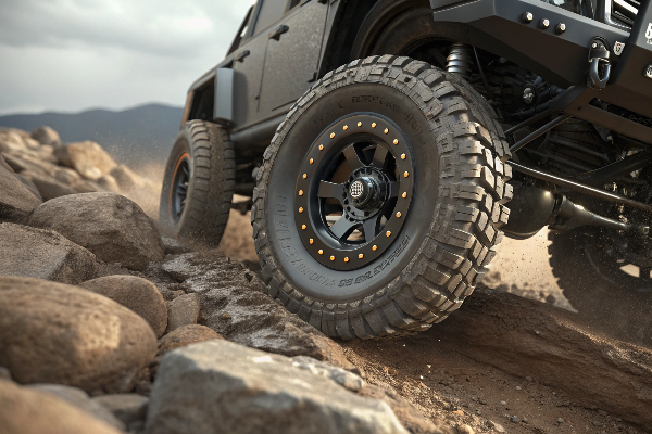 off road beadlock wheels in action