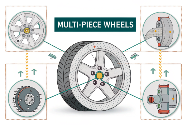 multi-piece wheel disadvantages