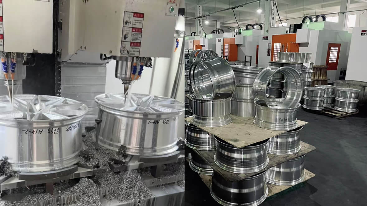 Forged wheel production in China