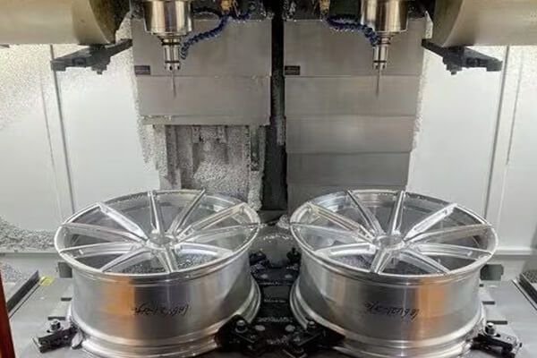 Forged wheel manufacturing process