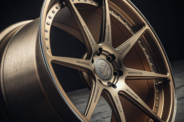 premium forged wheel closeup