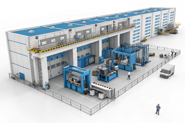 Chinese forged wheel manufacturing facility