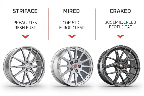 various types of wheel damage