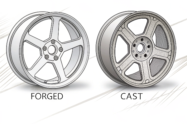 forged wheels vs [cast wheels](https://mam-wheels.com/blog/the-tough-choice-cast-or-forged-wheels/) comparison