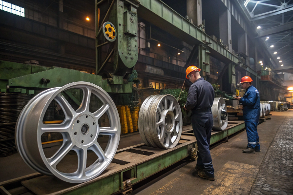 Forged wheels manufacturing process