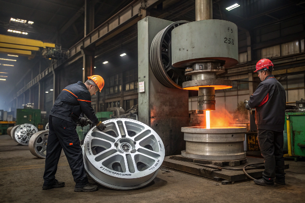 forged wheel manufacturing process