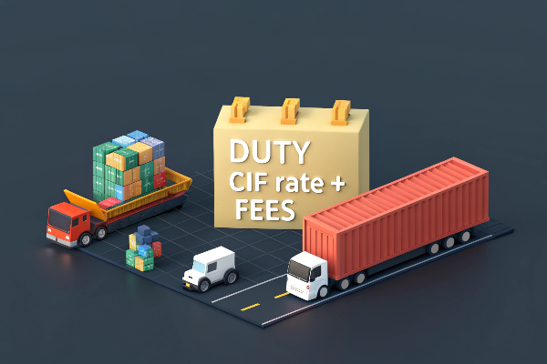 Import duty calculation formula