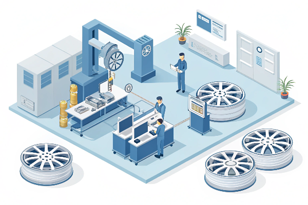 Tree Wheels factory production line