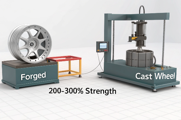 forged wheels strength testing