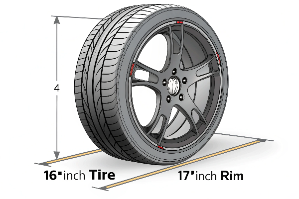 failed tire and [rim diameter](https://www.reddit.com/r/Cartalk/comments/v5v5n8/how_to_find_right_rim_and_wheel_size_for_my_car/) mismatch