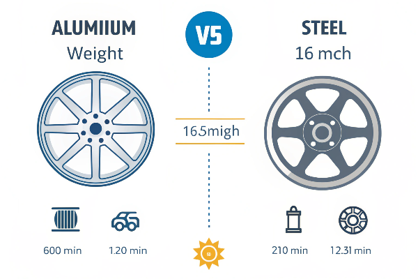 16-inch [rim weight](https://thewheelshopinc.com/does-wheel-weight-really-matter/) comparison by material