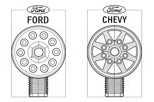 Ford vs Chevy bolt patterns