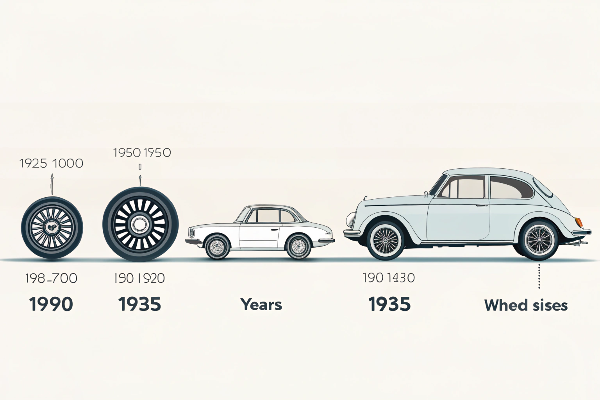 evolution of rim sizes