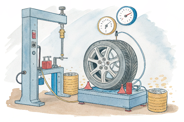 wheel load testing equipment