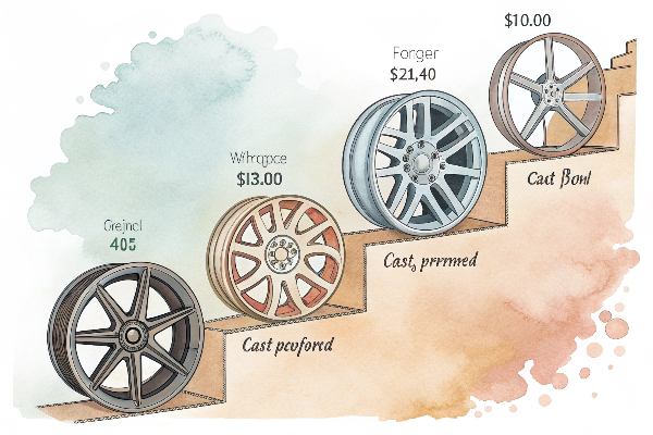 wheels pricing comparison chart