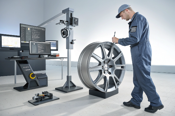 Quality control during forged wheel production