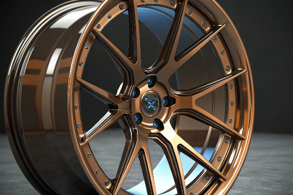 custom wheels with tinted clearcoat