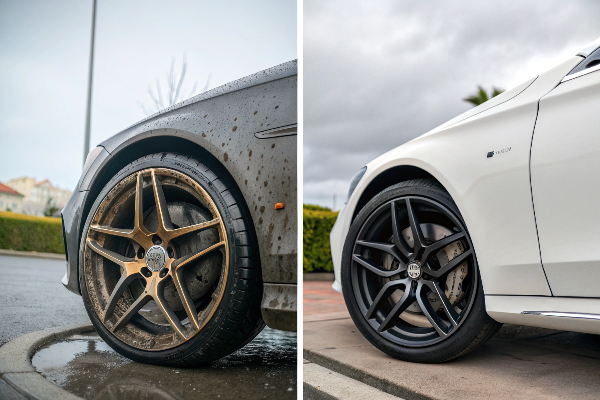 comparing coated vs uncoated wheels