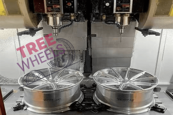 Forged aluminum wheel manufacturing