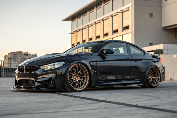 BMW with premium forged wheels