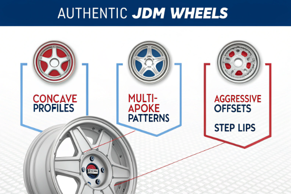 JDM wheel styling examples