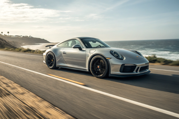 Porsche 911 with forged wheels