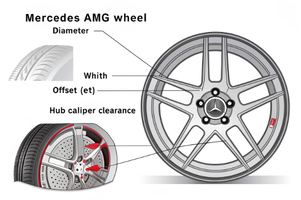 Wheel measurement diagram