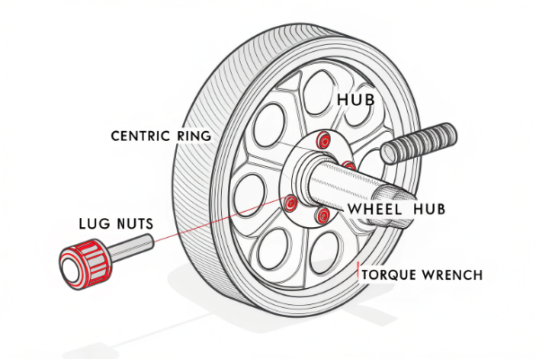 new rims installation