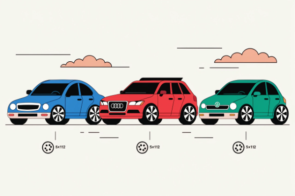 European luxury cars using 5x112 bolt pattern including Mercedes Audi Volkswagen