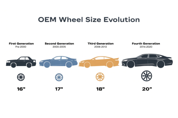 Chevy Impala Model Year Wheel Size Chart