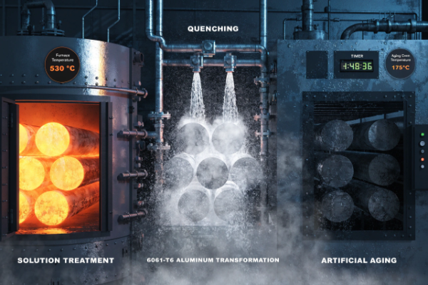 6061-T6 aluminum heat treatment process