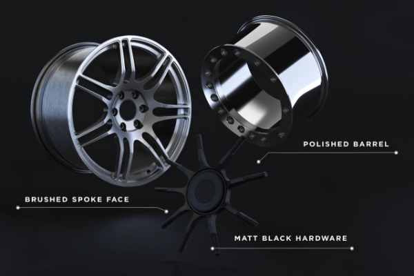 Match or contrast wheel finish on black Porsche Cayenne