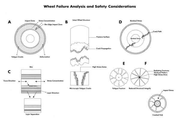 Wheel failure analysis diagram