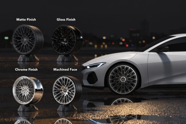 wheel finishes on white cars