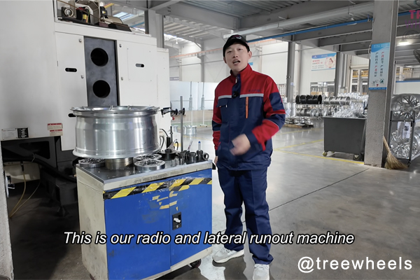 Quality control inspection of forged wheels