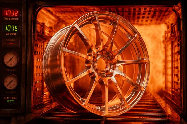 forged aluminum wheel heat treatment process