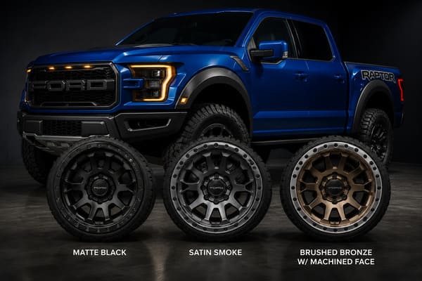 Best Wheel Finishes for Blue Ford F-150 Raptor Best wheel finishes for blue Ford F-150 Raptor