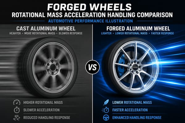 forged wheels weight impact on vehicle acceleration and handling