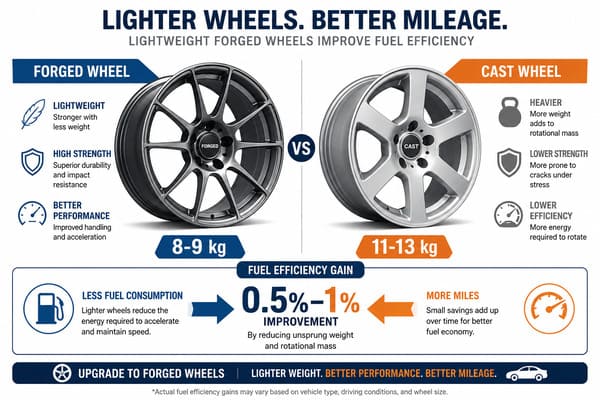 How Much Can Lightweight Forged Wheels Improve Fuel Economy lightweight forged wheels fuel economy improvement