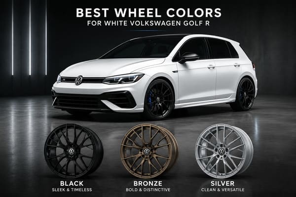 Best Wheel Colors for White Volkswagen Golf R Best wheel colors for white Volkswagen Golf R